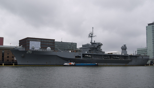 USS Mount Whitney in Amsterdam